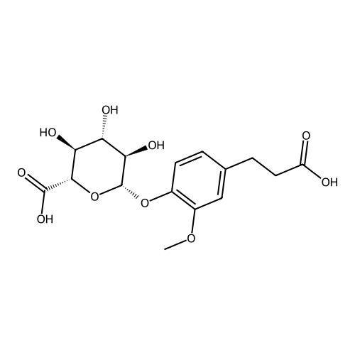 Dihydroferulic acid 4-O-glucuronide