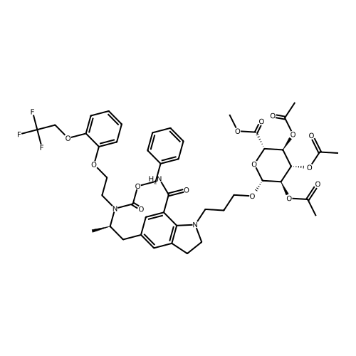 Silodosin Beta-D-Glucuronide N-Carboxybenzyl O-Methyl Tri-acetate