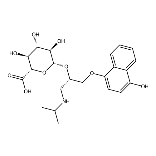 "4-Hydroxypropranolol glucuronide, (S)-"