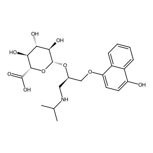 "4-Hydroxypropranolol glucuronide, (R)-"