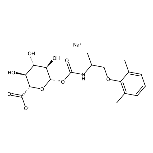 Mexiletine N-Carbonyloxy |A-D-Glucuronide Sodium Salt