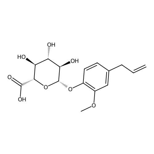 "beta-D-Glucopyranosiduronic acid, 2-methoxy-4-(2-propen-1-yl)phenyl"