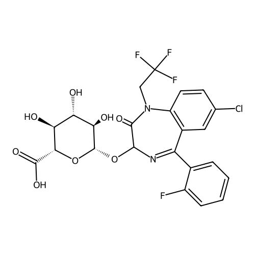 3-Hydroxy-2-oxoquazepam glucuronide