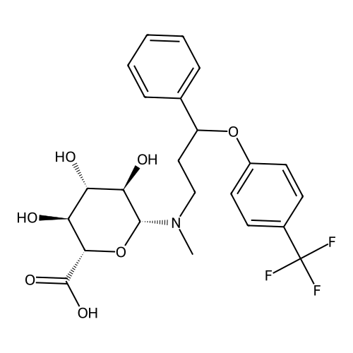 Fluoxetine N-Glucuronide Sodium Salt
